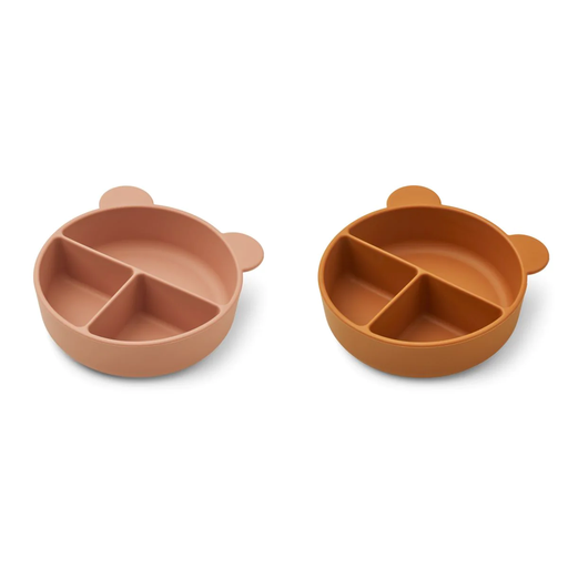 LIEWOOD - Lot de 2 bols Connie - Dark Rose/Mustard Mix