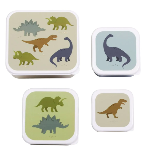 A Little Lovely Company - Coffret déjeuner et collation - Dinos [SBSEDI38]