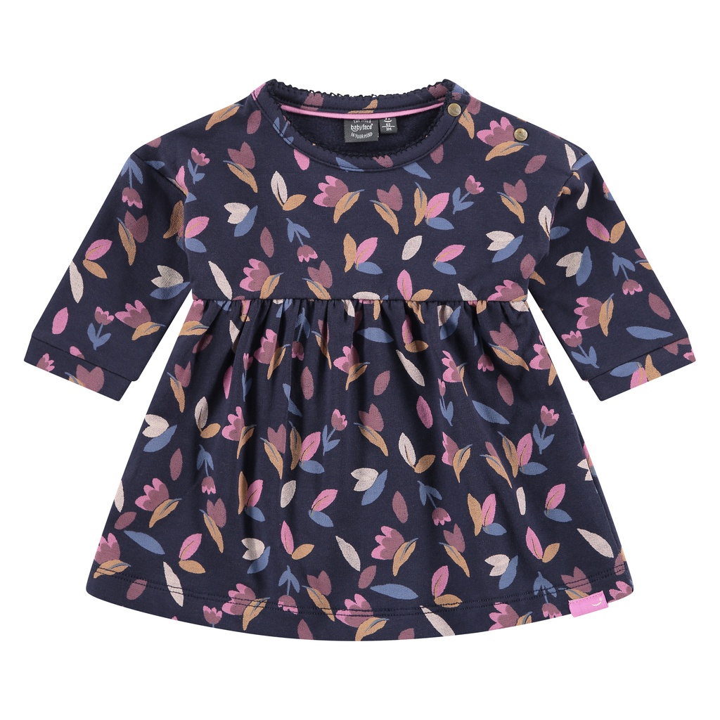 Babyface - Robe longues manches bébé fille - Night (avec fleurs)