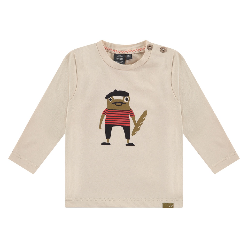 BABYFACE - T-shirt bébé garçon longues manches - Latte