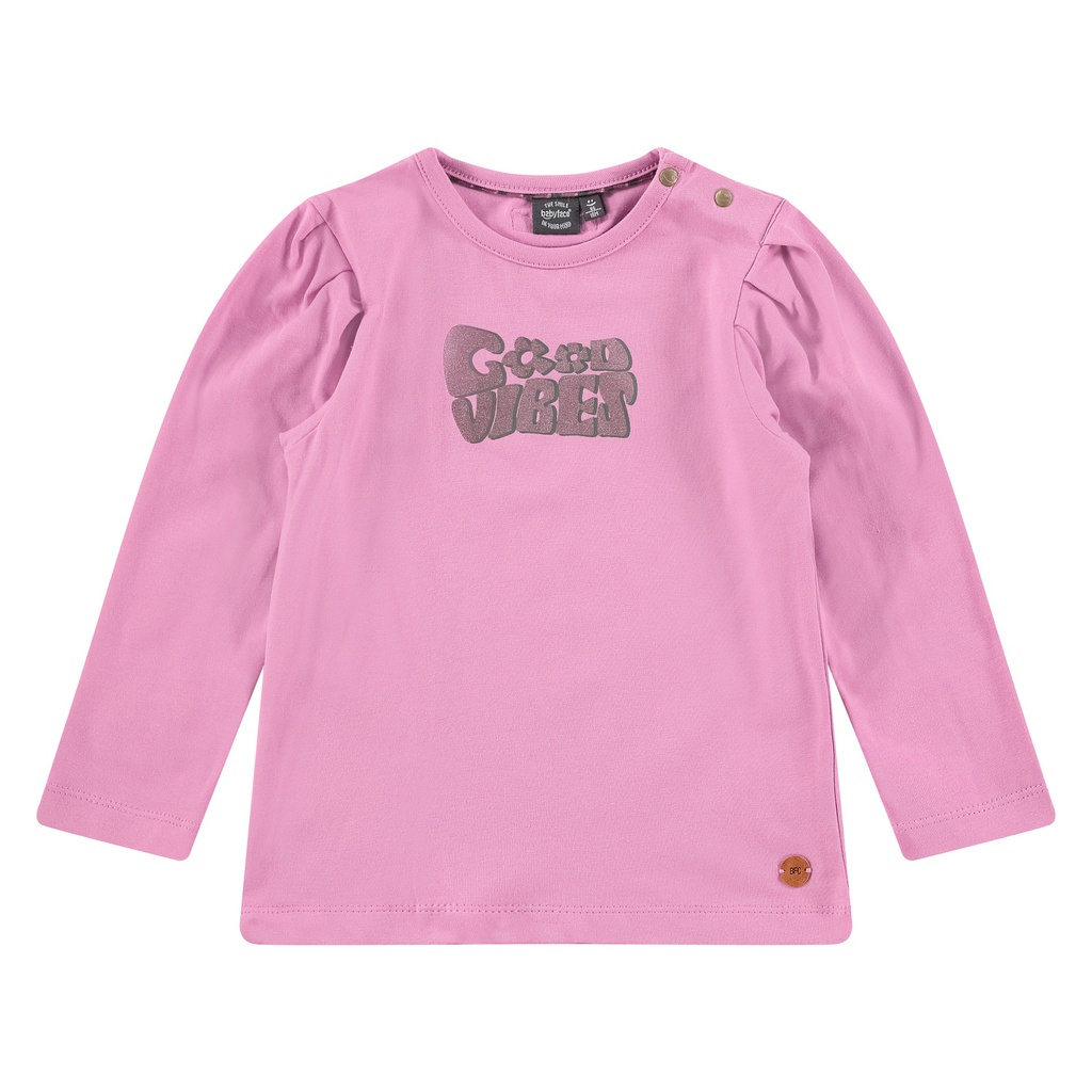 BABYFACE - T-shirt longues manches fille - Pink Orchid