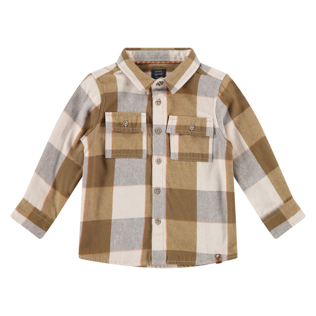 BABYFACE - Chemise longues manches garçon - Olive