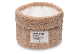 [580-608-66067] Jollein - Panier de Rangement Boucle - Biscuit