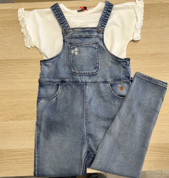 BABYFACE - Ensemble fille - Ivory/Blue denim