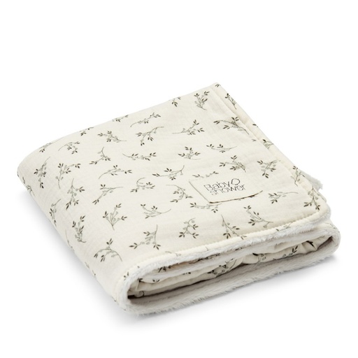 Babyshower - Couverture Polaire - Olive Bloom [MPOLOBL]