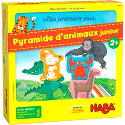 HABA - Mes Premiers Jeux - Pyramide d'Animaux Junior - 2 ans +