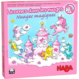 HABA - Jeu Licornes Dans Les Nuages - Nuages Magiques - 4 ans +