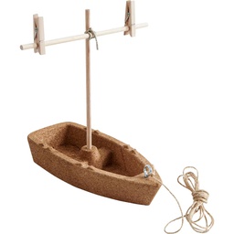 HABA Terra Kids - Kit d'Assemblage Bateau En Liège