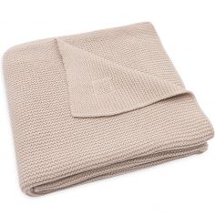 Fresk - Couverture tricotée - Chinoise - Rose poudré