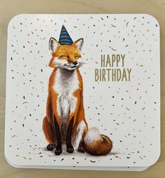 Correspondances - Carte d'anniversaire - Renard