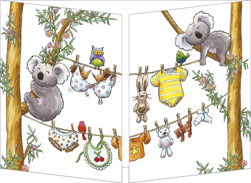 Sophie Turrel - Carte anniversaire - Les Koalas