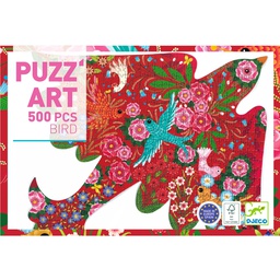 DJECO - Puzzle Art 500 pcs - Oiseau - 8 ans +