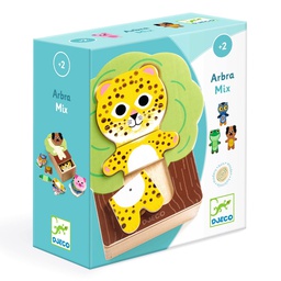 DJECO - Puzzle Arbra Mix 18 pcs - 2 ans +