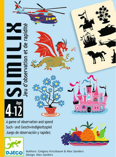 DJECO - Jeu de cartes d'observation et de rapidité - Similix - 4 à 12 ans