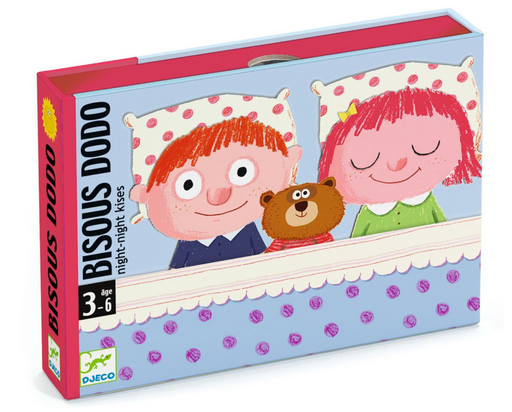 DJECO - Jeu de cartes - Bisous Dodo - 3 à 6 ans