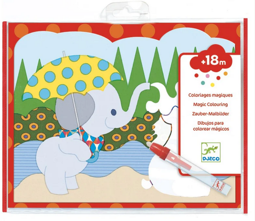 DJECO - Coloriages magiques - Caché dehors - 18mois+ [DJ09065]