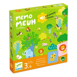 DJECO - Jeu Memo Meuh - 3 à 6 ans