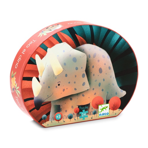 DJECO - Puzzle Téo le Dino - 3 ans + [DJ07284]
