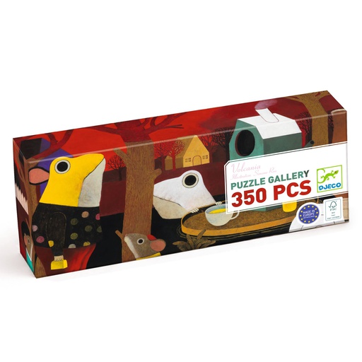 DJECO - Puzzle Gallery 350 pcs - Volcania  - 6 ans +