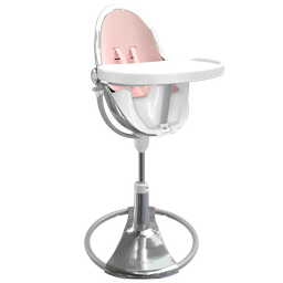 BloomBaby - Chaise-haute All Inclusive - Silver/Rosewater Pink + Confort