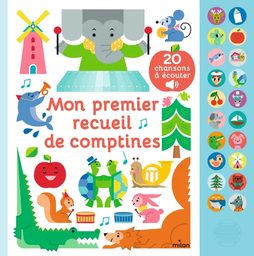 Editions Milan - Livre sonore - Mon premier recueil de comptines