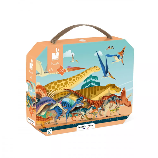 Janod - Puzzle Panoramique Dino - 100pcs [J05831]