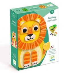 DJECO - Jeu magnétique Inzebox Zanimals - 2 ans +