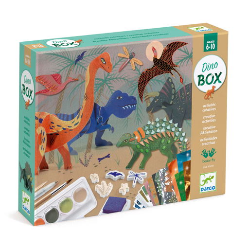 DJECO - Coffret multi-activités - Dino Box - 6 ans et + [DJ09331]