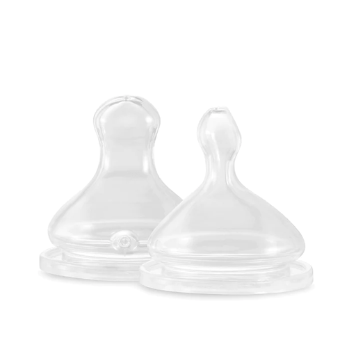 Élhée - Duo Tétines physiologiques - Débit extra-lent (XS)