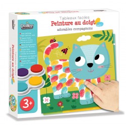 Crealign' - Peinture au doigt - Adorables compagnons - 3 ans + [CL160]