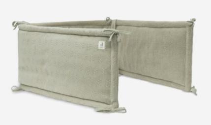 Jollein - Tour de lit/parc 180x30cm Grain Knit - Olive Green
