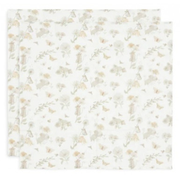 JOLLEIN - Lange Gaze de Coton Small 70x70cm Twig - Dreamy Mouse - 2 Unités