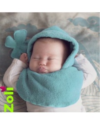 Zoli - Capuchon bébé polaire - 0-6 mois - Aqua