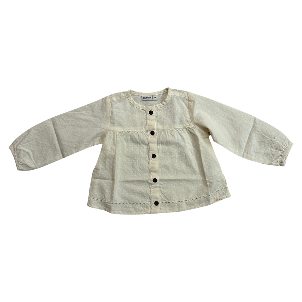 BABYFACE - Blouse texturée bébé fille - Ivory