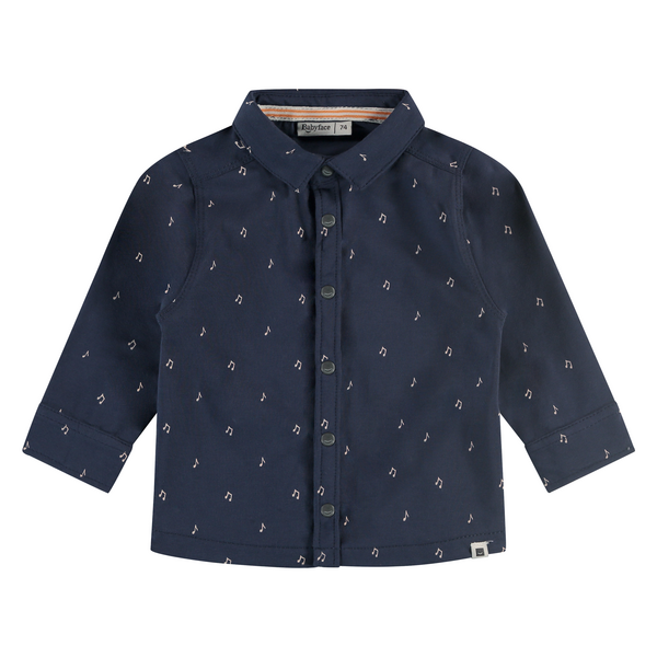 BABYFACE - Chemise Manches Longues Garçon - Indigo