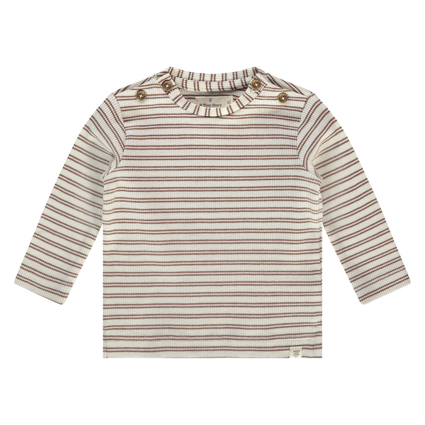 A TINY STORY (BY BABYFACE) - T-Shirt manches longues - Coffee