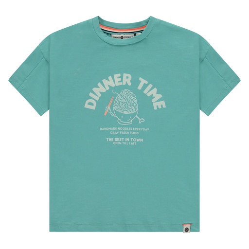 STAINS & STORIES (BY BABYFACE) - T-shirt manches courtes garçon - Turquoise