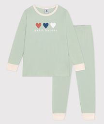 Petit bateau - Pyjama uni en coton