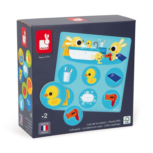 Janod - Jeu Loto de la Maison - 2 ans + [J02620]