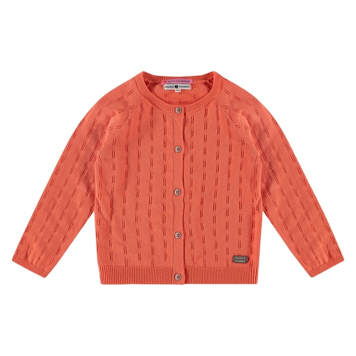 STAINS & STORIES (BY BABYFACE) - Cardigan fille - Grapefruit