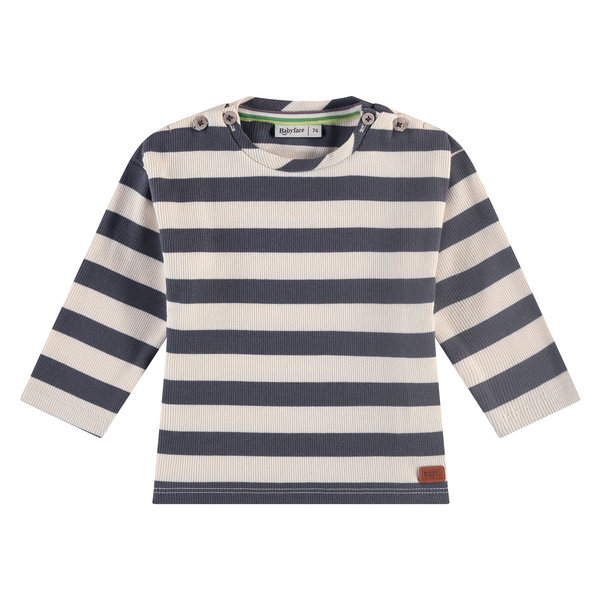 BABYFACE - T-shirt manches longues ligné grise