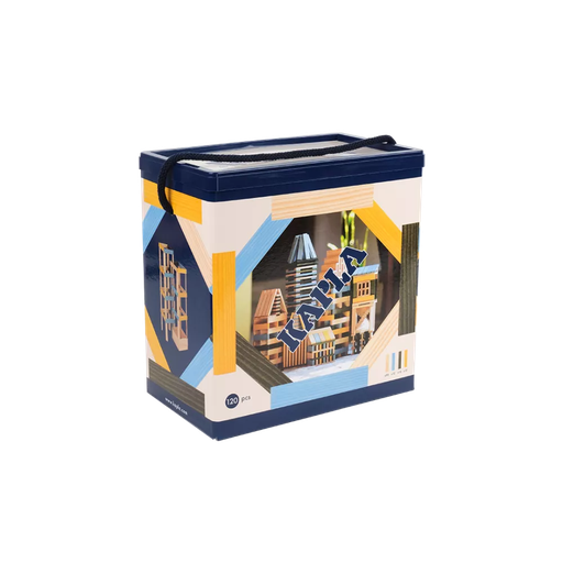 KAPLA - Baril 120 bleu jaune vert - 2 ans +