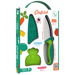 Chefclub Kids - Couteau vert - 7 ans +