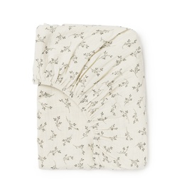 Babyshower - Housse de Matelas à Langer - Olive Bloom