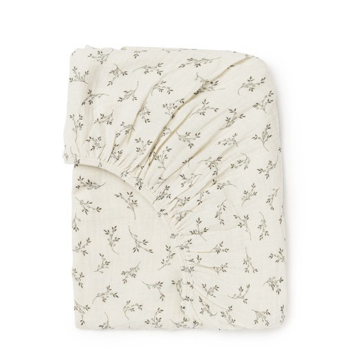 Babyshower - Housse de Matelas à Langer - Olive Bloom [BCAMOBC]
