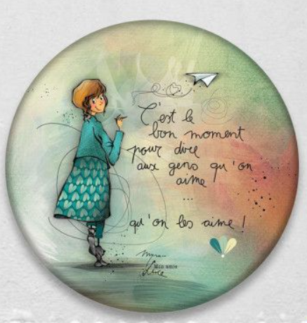 Ed. Cortil - Mon amie Luce - Magnet "Les gens qu'on aime"