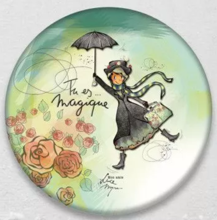 Ed. Cortil - Mon amie Luce - Magnet "Tu es magique"