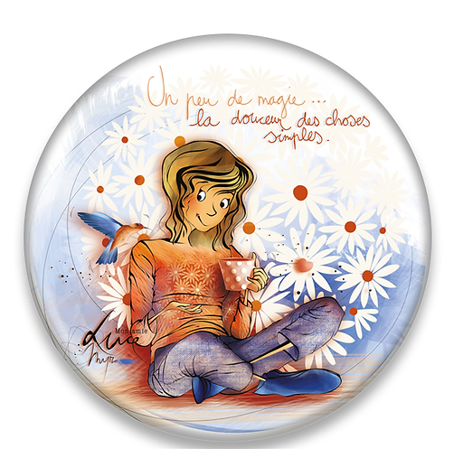 Ed. Cortil - Mon amie Luce - Magnet "Un peu de magie"