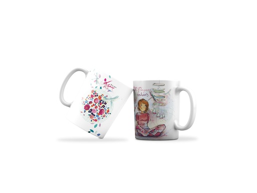 Ed. Cortil - Mug Mon amie Luce - "Petits et grands bonheurs"