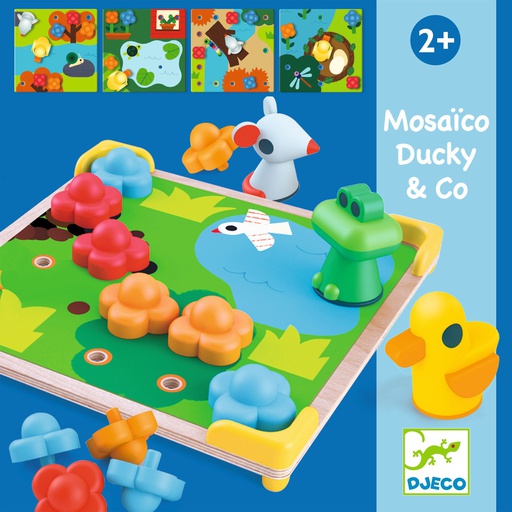 DJECO - Jeu Mosaïco Ducky & Co - 2 ans +